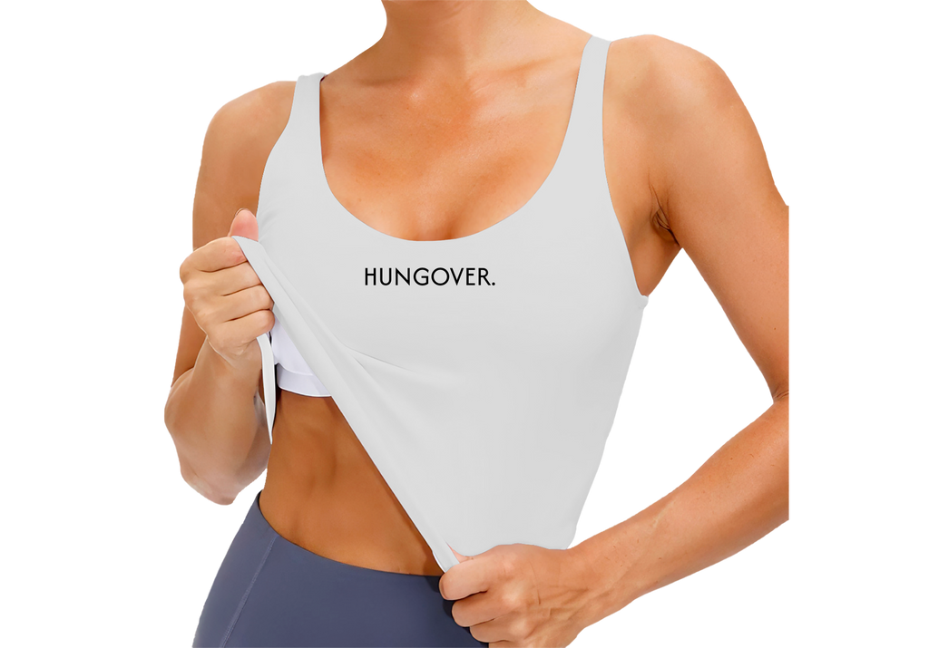 "Hungover." Polyester Tank Top