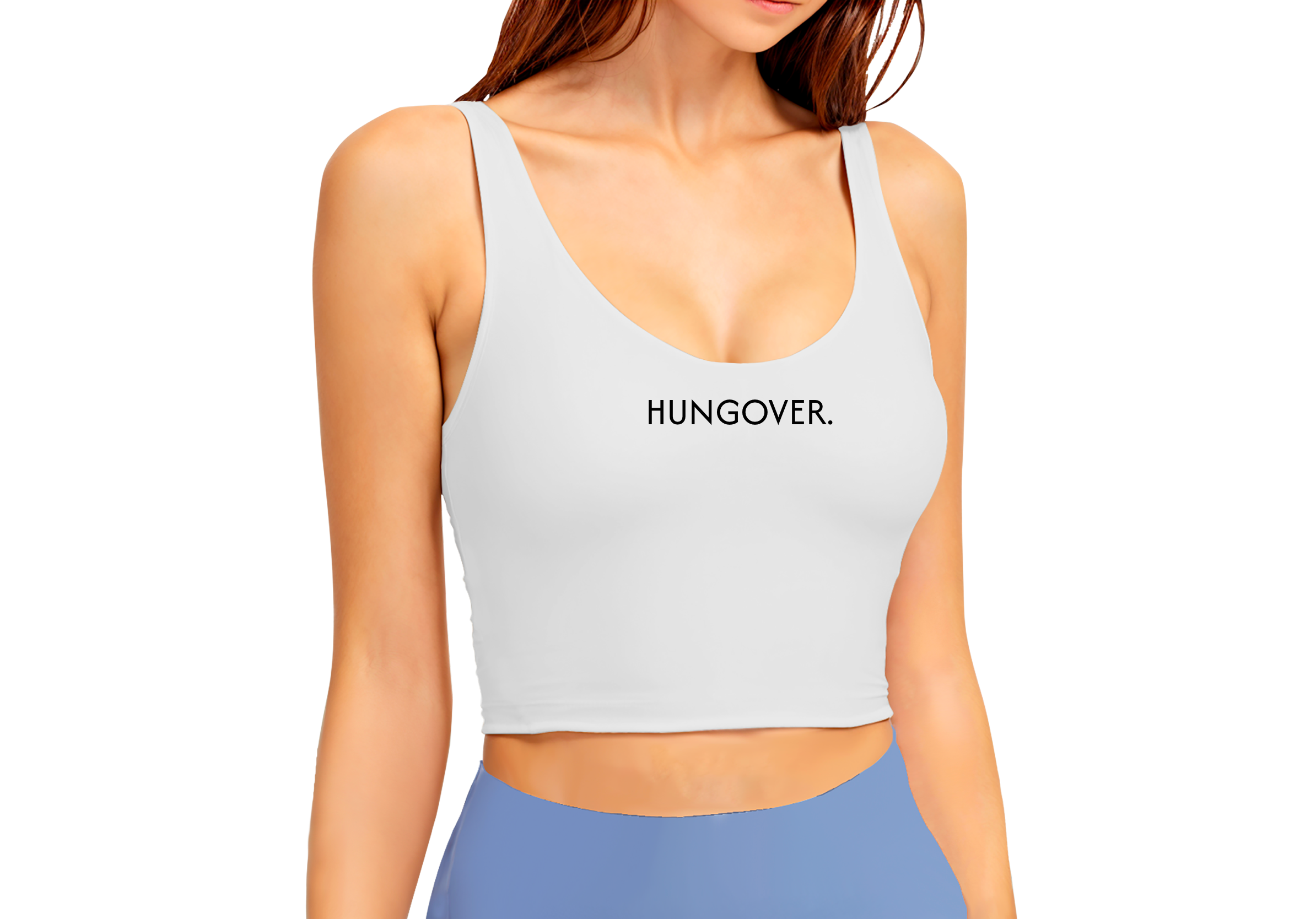 "Hungover." Polyester Tank Top